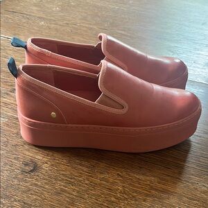 J. Crew X Nevereven Platform pink Slip On Sneaker size 8 womens